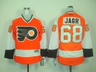 women nhl philadelphia flyers #68 jagr orange