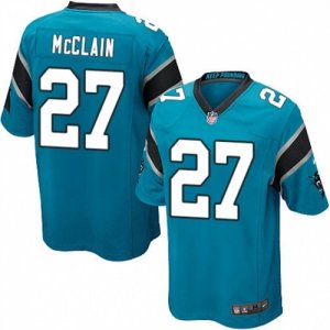 Mens Nike Carolina Panthers #27 Robert McClain Game Blue Alternate NFL Jersey