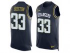 Nike Los Angeles Chargers #33 Tre Boston Limited Navy Blue Player Name & Number Tank Top NFL Jersey