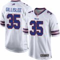 Mens Nike Buffalo Bills #35 Mike Gillislee Game White NFL Jersey