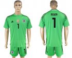 Germany 1 NEUER Green Goalkeeper 2018 FIFA