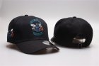 Hornets Fresh Logo Black Peaked Adjustable Hat YP