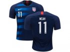 2018-19 USA #11 Weah Away Soccer Country Jersey