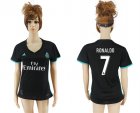 2017-18 Real Madrid 7 RONALDO Away Women Soccer Jersey