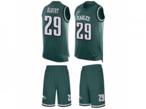 Men Nike Philadelphia Eagles #29 LeGarrette Blount Limited Midnight Green Tank Top Suit NFL Jersey