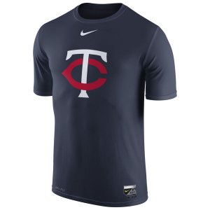 MLB Men\'s Minnesota Twins Nike Authentic Collection Legend T-Shirt - Navy