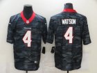 Nike Texans #4 Deshaun Watson Black Camo Limited Jersey