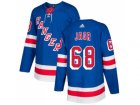 Men Adidas New York Rangers #68 Jaromir Jagr Royal Blue Home Authentic Stitched NHL Jersey