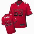 Nike San Francisco 49ers #53 NaVorro Bowman Red Jersey(Elite Drift Fashion)