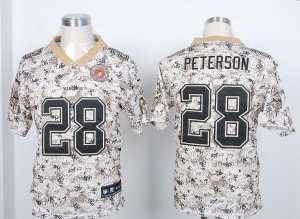 Nike Minnesota Vikings #28 Adrian Peterson camo Jerseys(Elite)