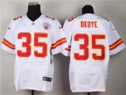 Nike NFL kansas city chiefs #35 Christian Okoye White jerseys(Elite)