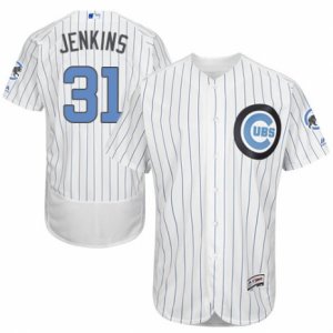 Men\'s Majestic Chicago Cubs #31 Fergie Jenkins Authentic White 2016 Father\'s Day Fashion Flex Base MLB Jersey