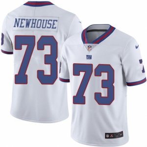 Mens Nike New York Giants #73 Marshall Newhouse Limited White Rush NFL Jersey