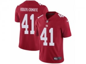 Mens Nike New York Giants #41 Dominique Rodgers-Cromartie Vapor Untouchable Limited Red Alternate NFL Jersey