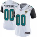 Womens Nike Jacksonville Jaguars Customized White Vapor Untouchable Limited Player NFL Jersey