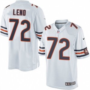 Mens Nike Chicago Bears #72 Charles Leno Limited White NFL Jersey