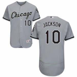 Men\'s Majestic Chicago White Sox #10 Austin Jackson Grey Flexbase Authentic Collection MLB Jersey