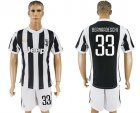 2017-18 Juventus 33 BEARAADESCHI Home Soccer Jersey