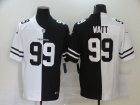 Nike Texans #99 J.J. Watt Black And White Split Vapor Untouchable Limited Jersey