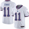 Mens Nike New York Giants #11 Phil Simms Limited White Rush NFL Jersey