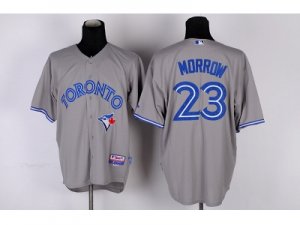 mlb jerseys toronto blue jays #23 morrow grey[2012 new]