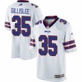 Mens Nike Buffalo Bills #35 Mike Gillislee Limited White NFL Jersey