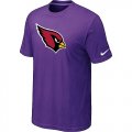 Arizona Cardinals Sideline Legend Authentic Logo T-Shirt Purple