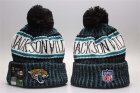 Jaguars 2018 NFL Sideline Teal Pom Knit Hat YP