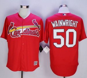 MLB Men St. Louis Cardinals #50 Adam Wainwright New Red Cool Base Stitched Jersey