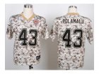 Nike jerseys pittsburgh steelers #43 troy polamalu camo[2013 new Elite]