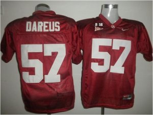 NCAA Alabama Crimson Tide #57 Marcell Dareus Red 2016 College Football Playoff National Championship Jersey