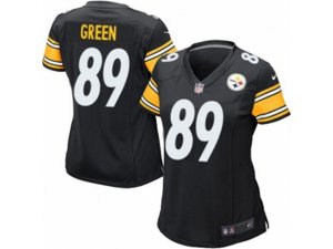 Women Nike Pittsburgh Steelers #89 Ladarius Green Game Black Team Color NFL Jersey