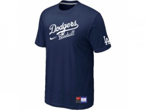 Los Angeles Dodgers Nike Short Sleeve Practice T-Shirt D.Blue