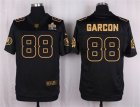 Nike Washington Redskins #88 Pierre Garcon Black Pro Line Gold Collection Jersey(Elite)