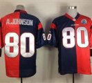 Nike Texans #80 Andre Johnson With Hall of Fame 50th Patch NFL Elite Jersey