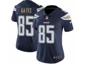 Women Nike Los Angeles Chargers #85 Antonio Gates Vapor Untouchable Limited Navy Blue Team Color NFL Jersey