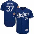 Men's Majestic Los Angeles Dodgers #37 Brandon Beachy Royal Blue Flexbase Authentic Collection MLB Jersey