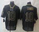 Nike New Orleans Saints #10 Cooks Black Jerseys(Lights Out Elite)