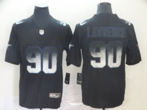 Nike Cowboys #90 DeMarcus Lawrence Black Arch Smoke Vapor Untouchable Limited Jersey