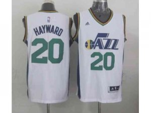 nba utah jazz #20 hayward white