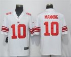 Nike Giants #10 Eli Manning White Vapor Unctouchable Limited Jersey