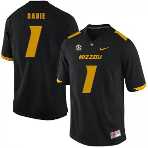 Missouri Tigers #1 Tyler Badie Black Nike College Football Jerse