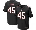 Men's Nike Atlanta Falcons #45 Deion Jones Elite Black Alternate NFL Jersey