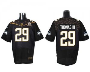 2016 Pro Bowl Nike Seattle Seahawks #29 Earl Thomas III Black jerseys(Elite)