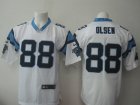 Nike Carolina Panthers #88 Greg Olsen white jerseys(Elite)