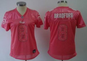 nfl women St. Louis Rams #8 Sam Bradford red