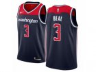 Nike Washington Wizards #3 Bradley Beal Authentic Navy Blue NBA Jersey Statement Edition