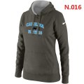 Women Carolina Panthers Logo Pullover Hoodie-3