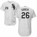 Men's Majestic Chicago White Sox #26 Avisail Garcia White Black Flexbase Authentic Collection MLB Jersey