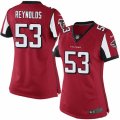 Womens Nike Atlanta Falcons #53 LaRoy Reynolds Limited Red Team Color NFL Jersey